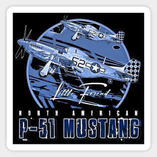 p51 mustang usaf fighter plane Magnet